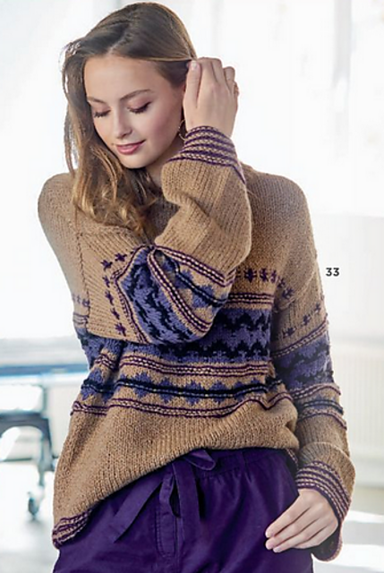 # 33 Pulli mit strukturiertem Jacquardmuster