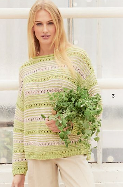 # 03 Zweifarbiger Pulli