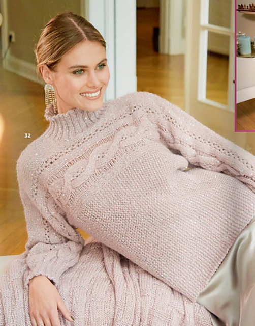 # 32 Pulli mit Glitzer-Effekt