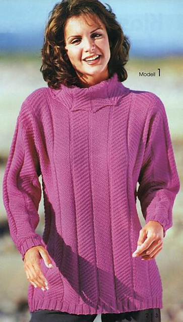 # 01 Pulli im Strukturmuster