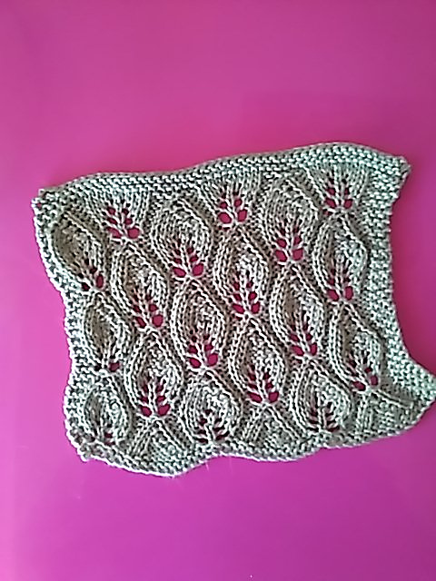 Chair Cover 12 - Another Leaf Pattern
