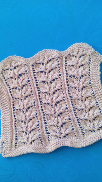Chair Cover 7 - Rose-Leaf Pattern