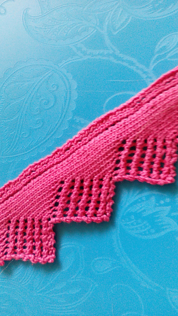 Knitted Lace Edging #8295