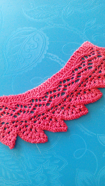 Knitted Lace Edging #8292