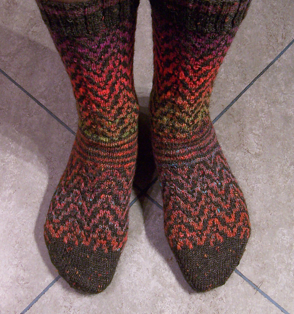 Evening of Falling Stars Socks