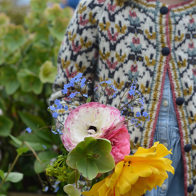 Blooming Peerie Cardi