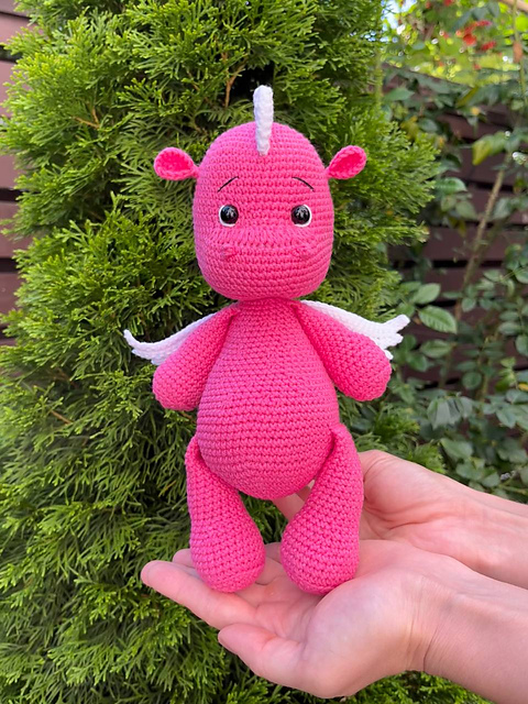 Ravelry: Pink Dragon pattern by Anna Poltorak