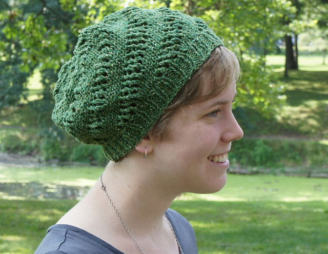 Upward Spiral Slouchy Hat