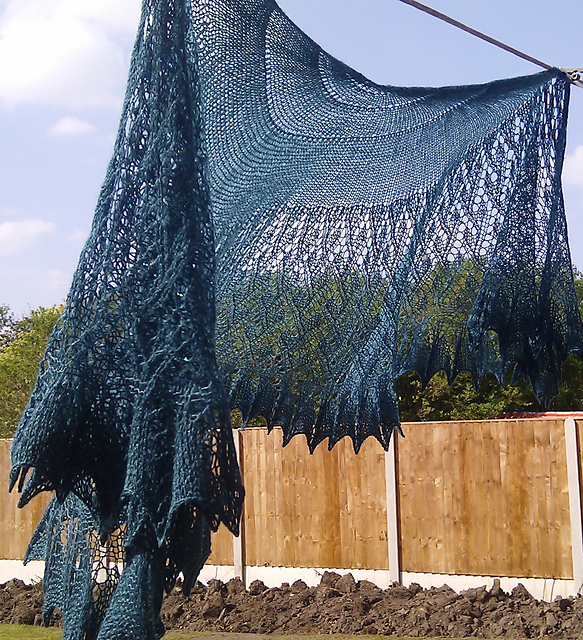 Pie Crust Shawl