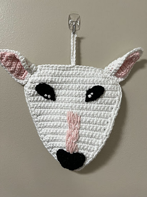 No Bull Terrier Potholder