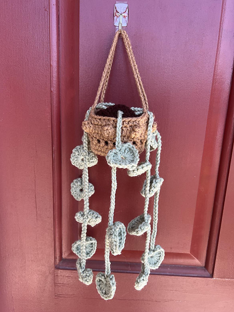 Rearview Mirror Hanging Plant