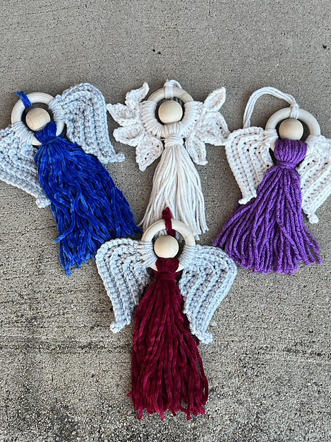 Wood Ring Angel
