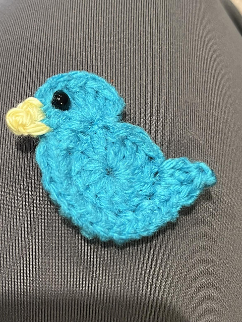 Chickadee Applique Keychain