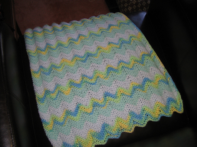 Striped Ripple Blanket