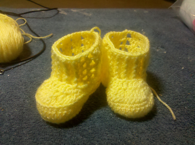 Yellow Booties