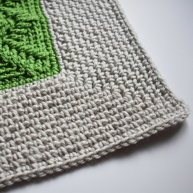 Moss Stitch Border