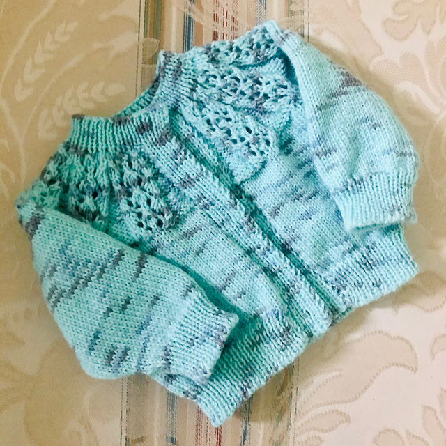 6. Baby’s Cardigan