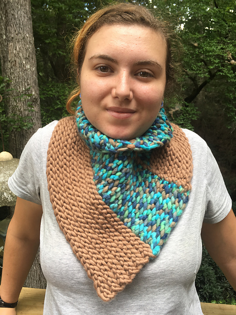 Front Loop Slip Stitch Cowl