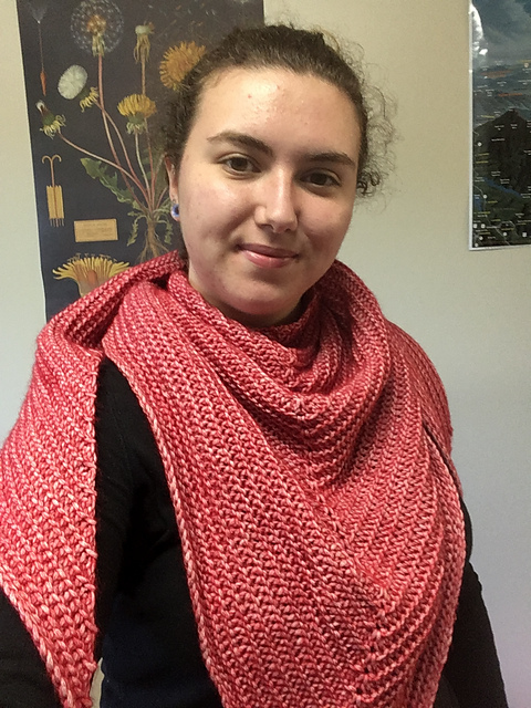 Purl Slip Stitch Shawl