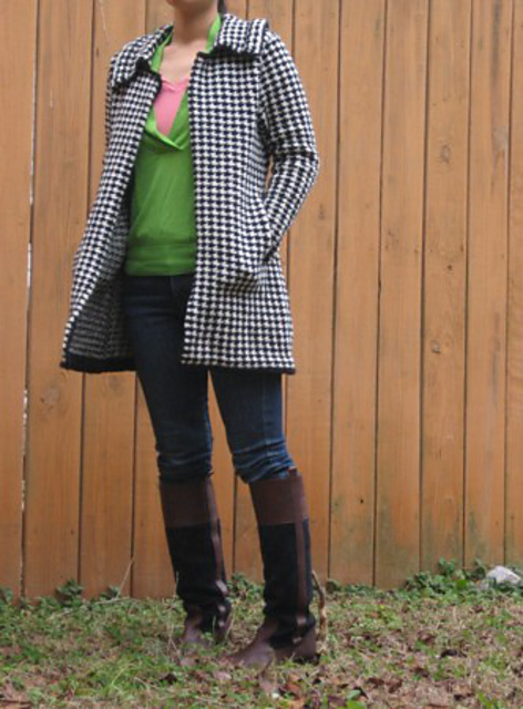 #25 Houndstooth Coat