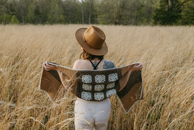 Field of Poppies Shawl