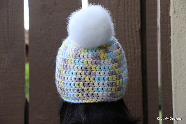 Fauxy Fur Pom Pom Hat