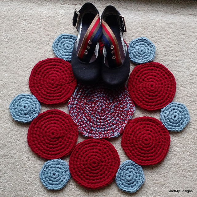 Circular Patched Floormat