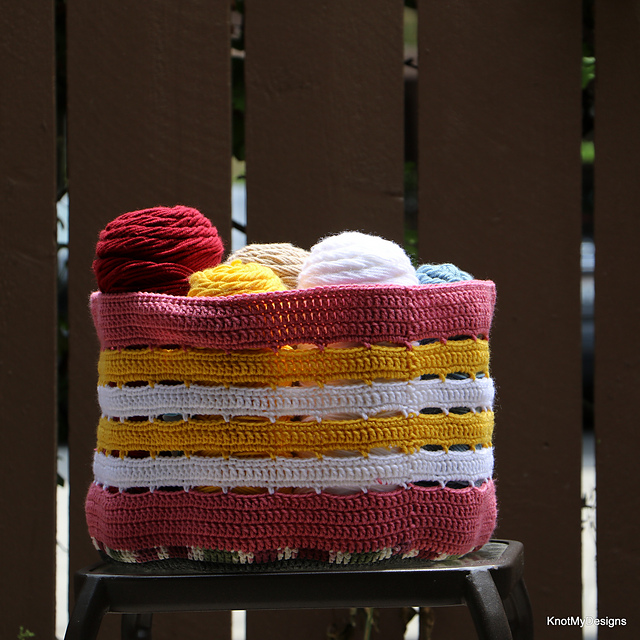 Stash Basket of Yarn