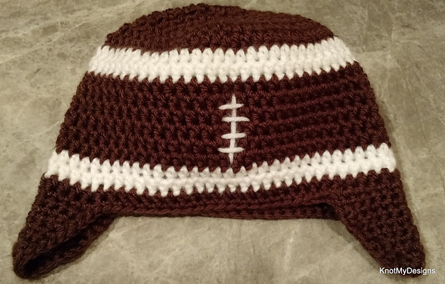 Toddler Football Flap Beanie