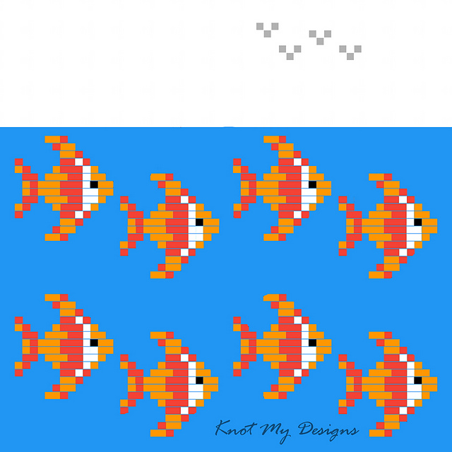C2C Angel Fishes Blanket Graph