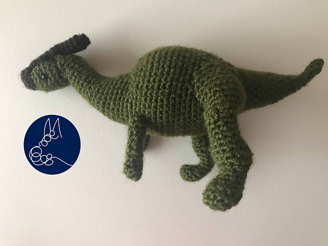 Parasaurolophus - Amigurumi