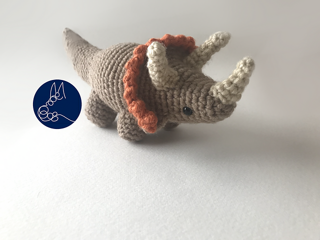 Triceratops - Amigurumi