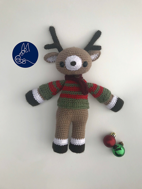 Rolfe The Reindeer - Amigurumi