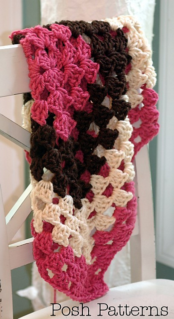 Granny Square Baby Blanket 268