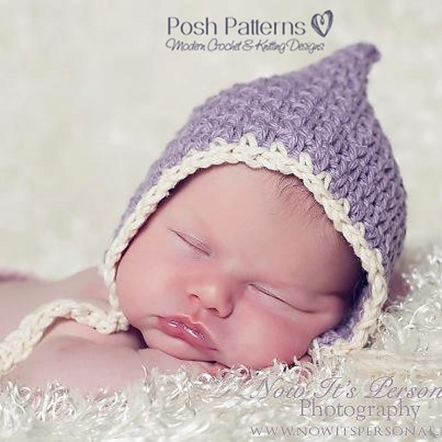 Vintage Style Baby Pixie Hat 266