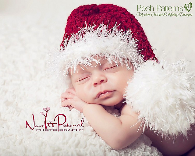 Baby Stocking Santa Hat 223
