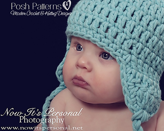 Easy Chunky Earflap Hat 126
