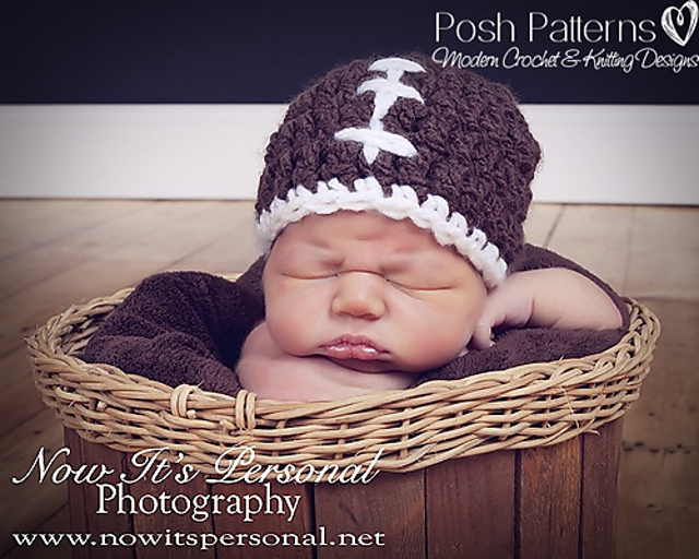 Chunky Football Beanie 162