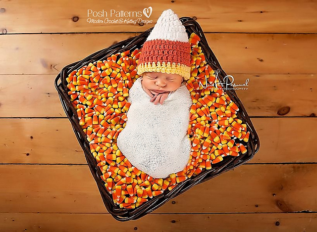 Candy Corn Baby Hat 169