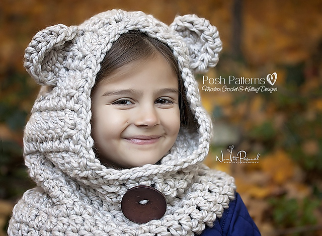 Bear Hooded Cowl 396