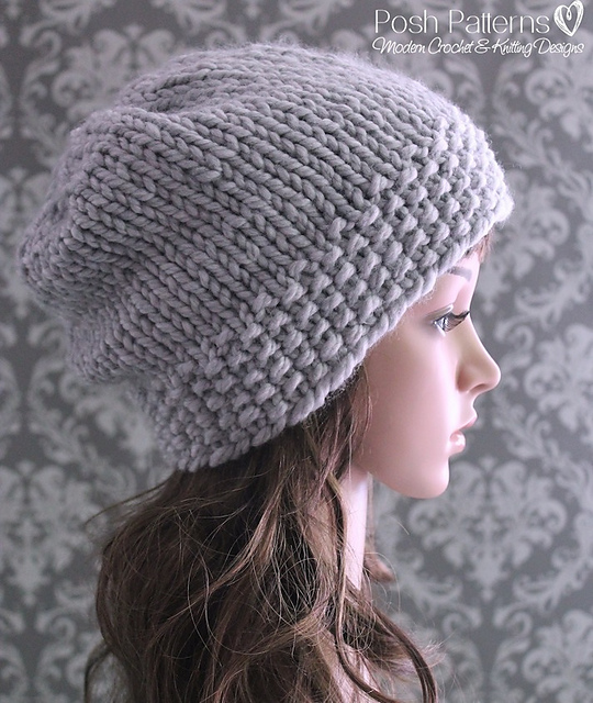 Textured Slouchy Hat 362