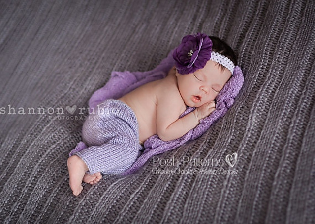 Easy Knit Baby Pants 302