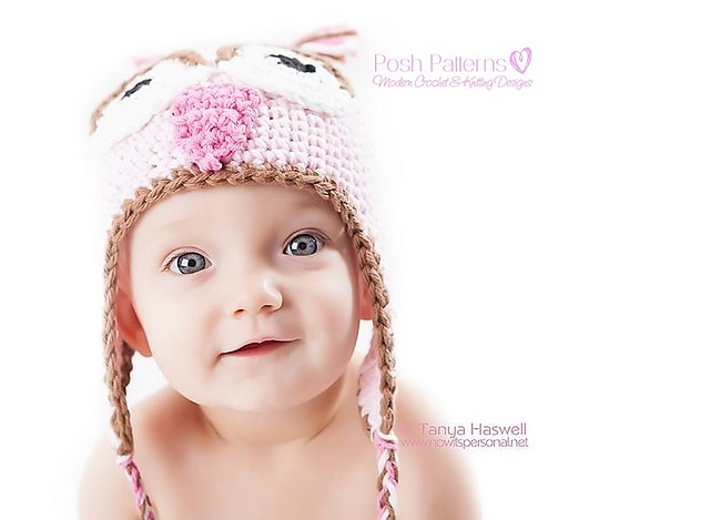 Elegant Owl Earflap Hat 257