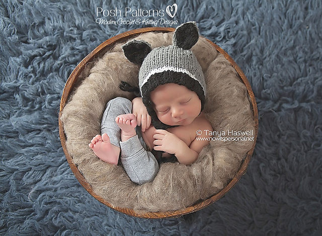 Raccoon Bonnet Hat 419