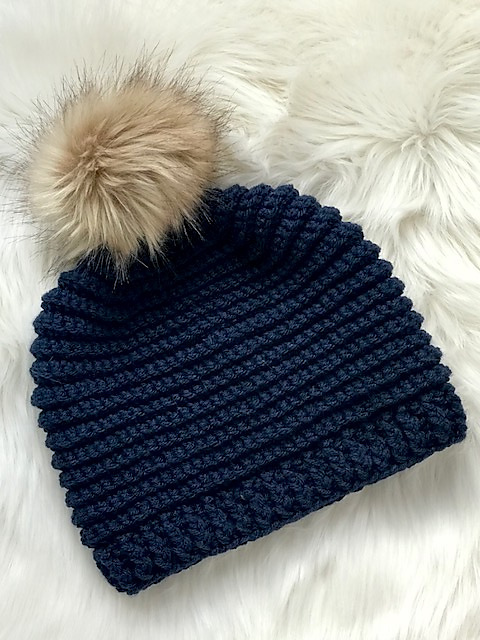Faux Garter Stitch Hat 453