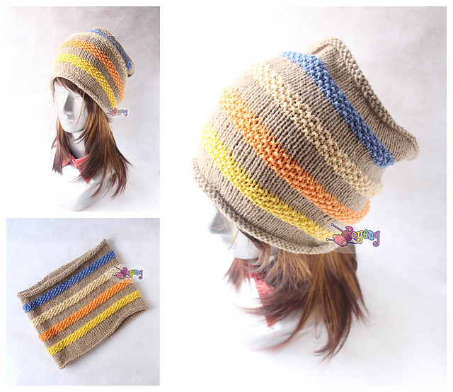 Loop a loop hat cowl