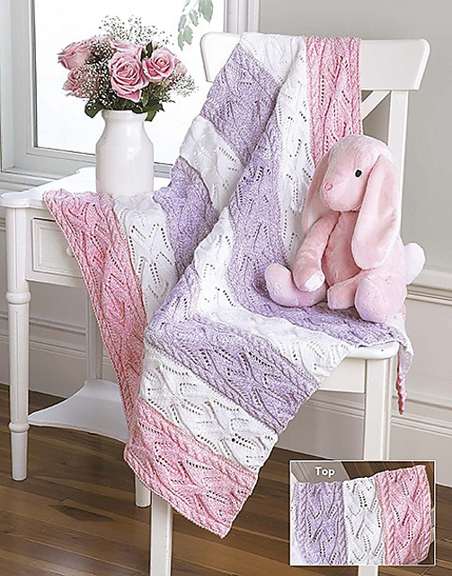 Lace & Cables Blanket