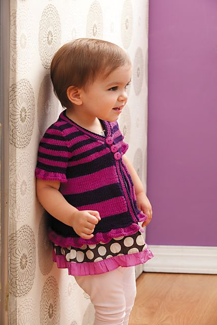 #52 Ruffled Cardigan