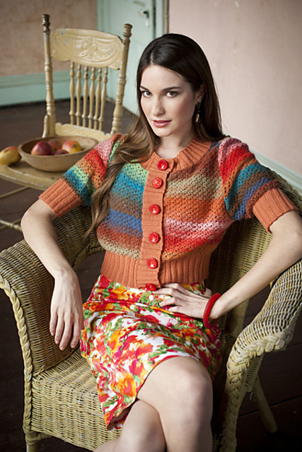 Cropped Mesh Cardi