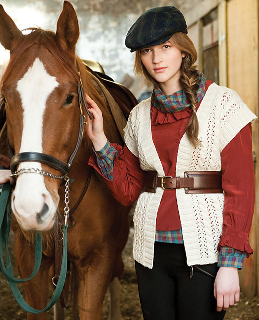 #14 Cables & Lace Vest